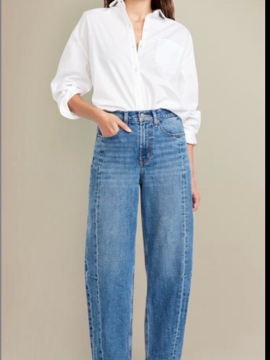Old Navy Denim - High rise barrel jeans